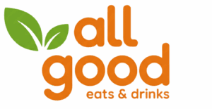 All Good Eats & Drinks logo for the healthy fast-casual restaurant in Thousand Oaks, California.
